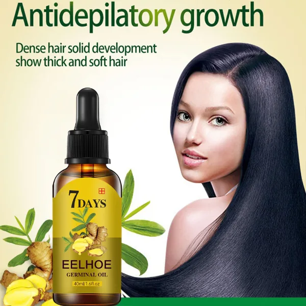 Hair Growth Serum Fast Growing Hair Essential Oil Beauty Hair Care 10/20/40ml Dense Regrowth Ginger Hair Promo