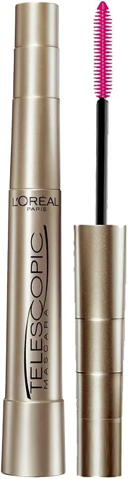 L’Oreal Paris Makeup Original Telescopic Mascara, Separating Mascara Volume and Length Formula, Washable, Blac