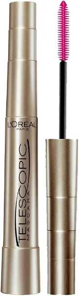L’Oreal Paris Makeup Original Telescopic Mascara, Separating Mascara Volume and Length Formula, Washable, Blac