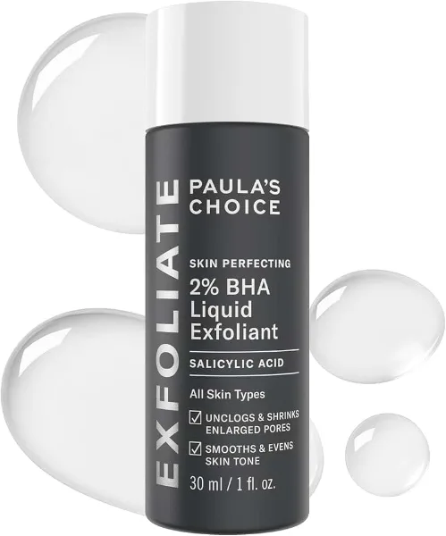 Paula's Choice SKIN PERFECTING 2% BHA Liquid Exfoliant | Gentle Salicylic Acid Facial Exfoliator for Blac