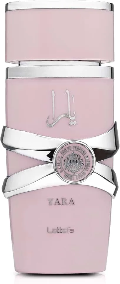 Lattafa Yara - Vanilla, Gourmand, Fruity, Floral - Eau de Parfum Long-Lasting Fragrance for Women, 3.40 Ounce 